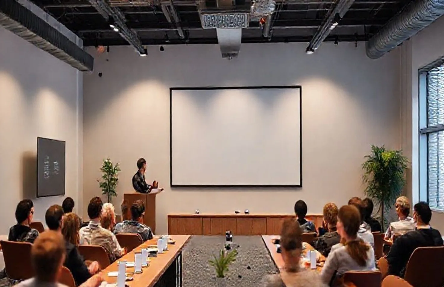 startup leadership training room